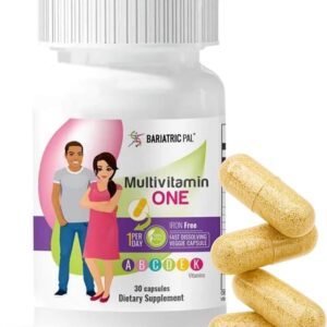 BariatricPal Multivitamin ONE 1 per Day! Bariatric Multivitamin Capsule - Iron Free