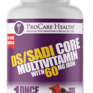 ProCare Health DS/SADI Core Multivitamin Chewable Tablet - with 60mg Iron