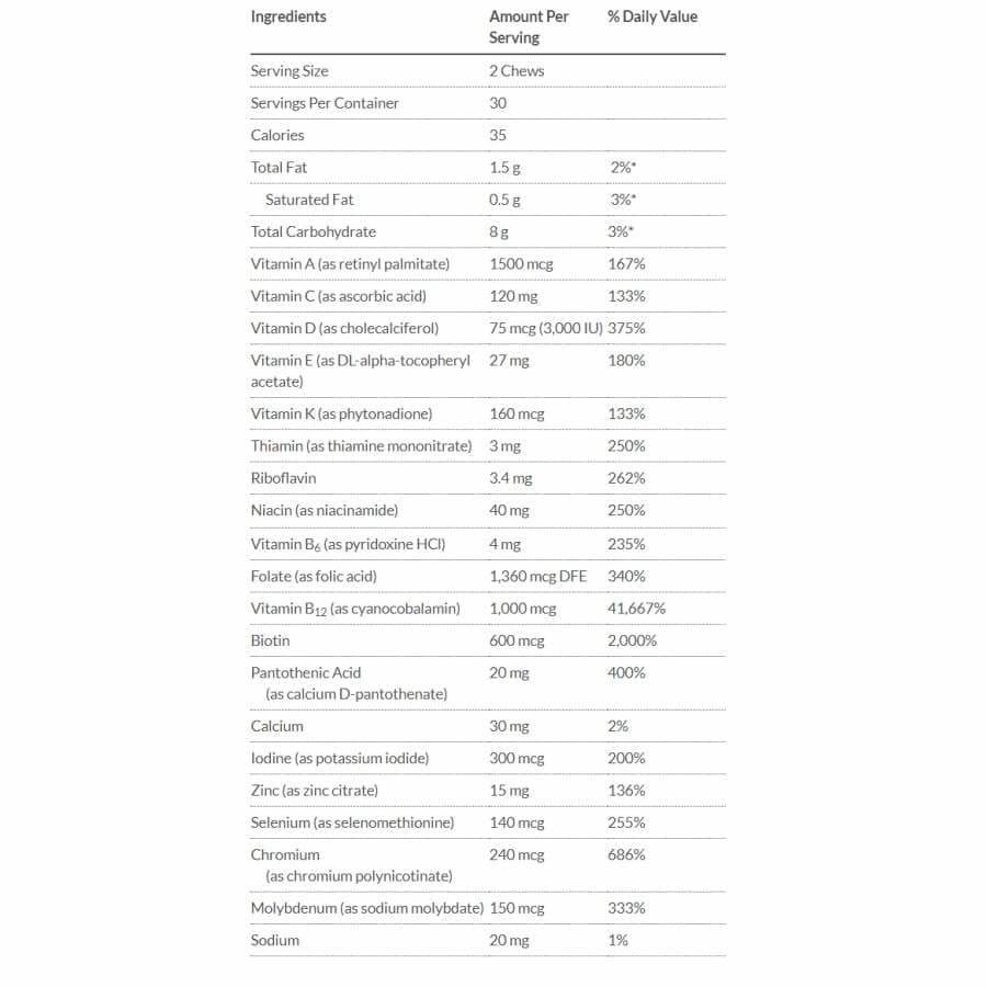 Bariatric Advantage Multivitamin Chewy Bites - Image 4