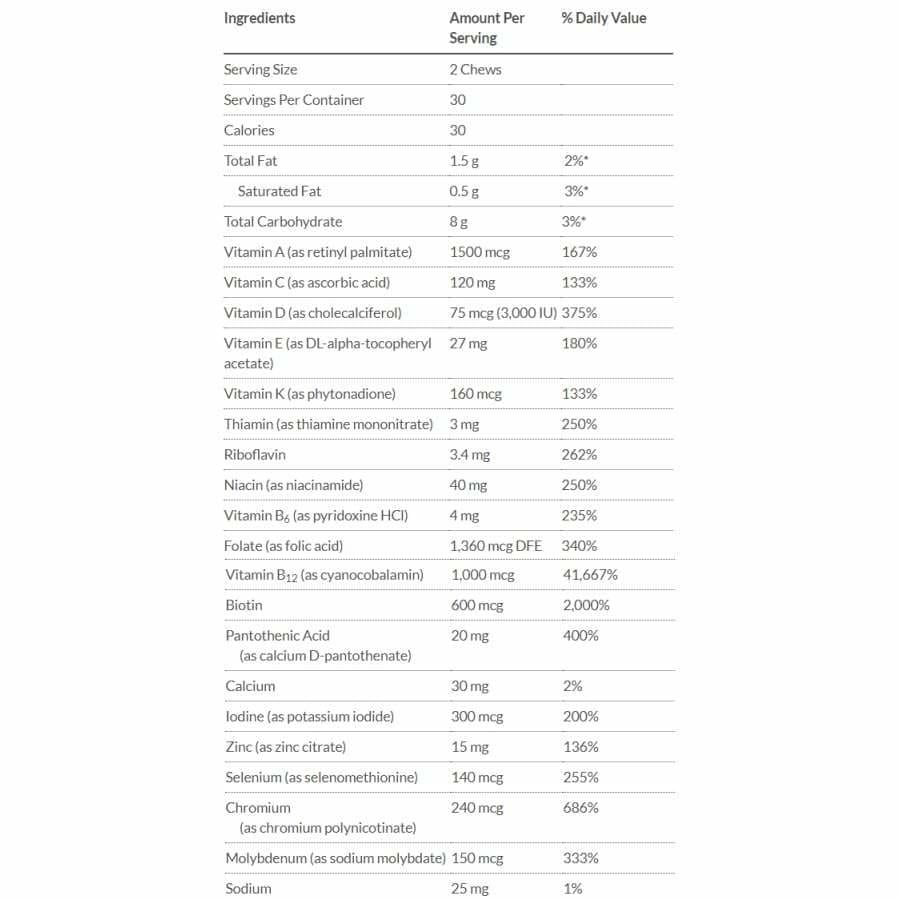 Bariatric Advantage Multivitamin Chewy Bites - Image 2