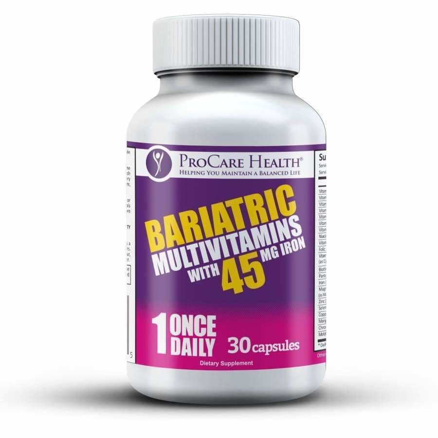 ProCare Health 1 per Day! Bariatric Multivitamin Capsule with 45mg Iron
